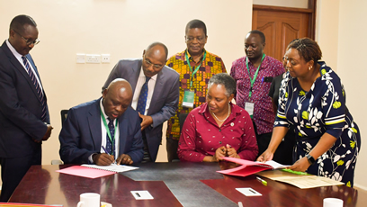 Kenya Institute for Public Policy Research and Analysis (KIPPRA) signed a Memorandum of Understanding (MOU)